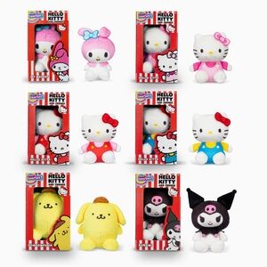 🎀 Hello Kitty - Plush Micro Teenies - Complete My Melody Set of 6